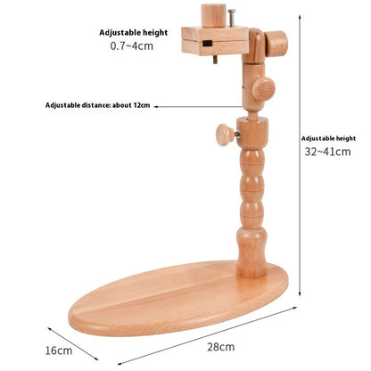 Beech Embroidery Frame Stand for Desktop