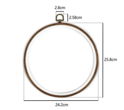 Embroidery Hoops Plastic Cross Stitch Frame