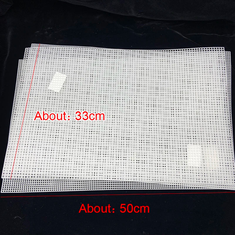 Plastic Mesh Cross-Stitch - Grid About 33*50CM