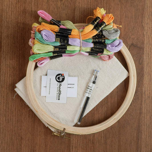 Gift Embroidery Kit for Beginners