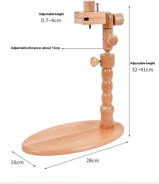 Beech Embroidery Frame Stand for Desktop