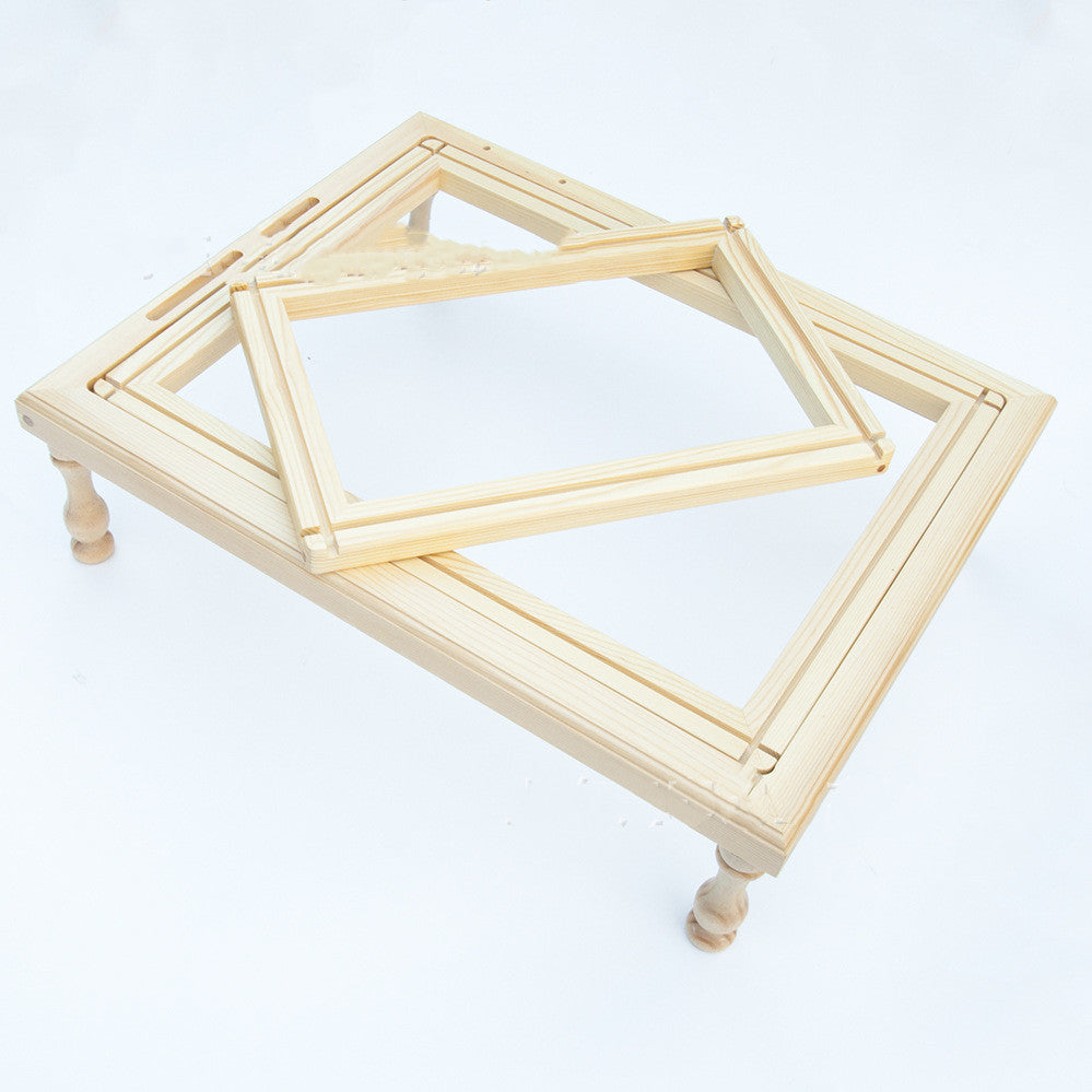 Solid Wood French Embroidery Stand